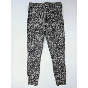 Spanx Size Medium Women's Pull Up Animal Snake Print Stretch Jegging Pants